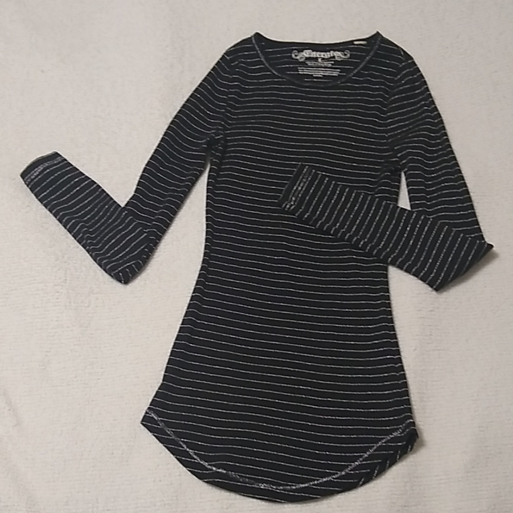 Black w silver striped Juniors Large